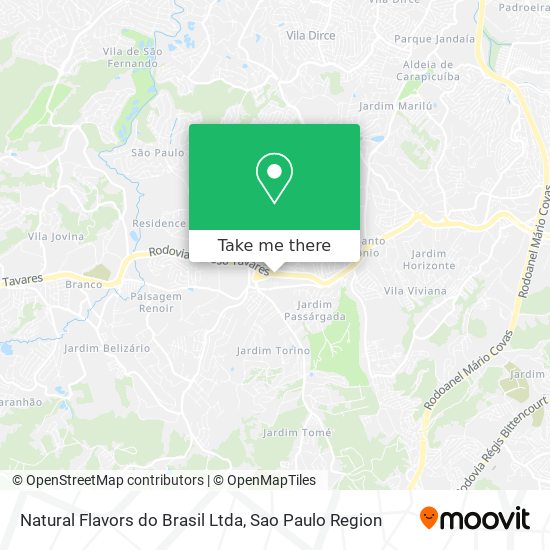 Natural Flavors do Brasil Ltda map