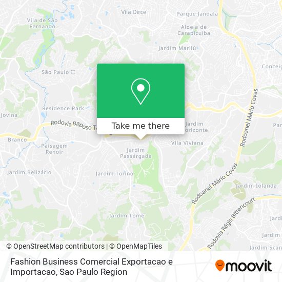 Fashion Business Comercial Exportacao e Importacao map
