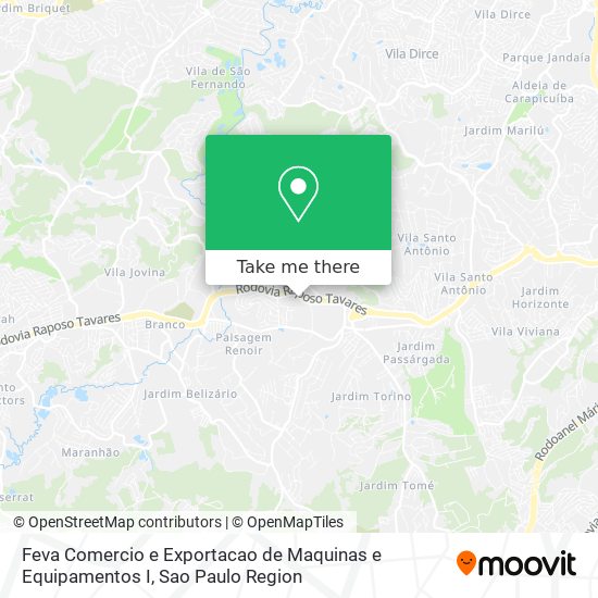 Mapa Feva Comercio e Exportacao de Maquinas e Equipamentos I