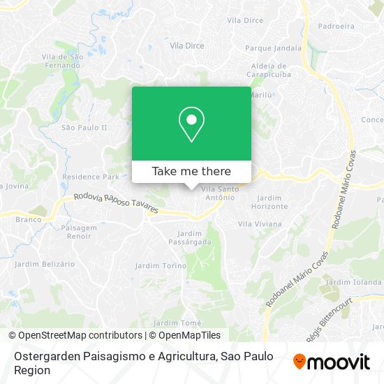 Ostergarden Paisagismo e Agricultura map