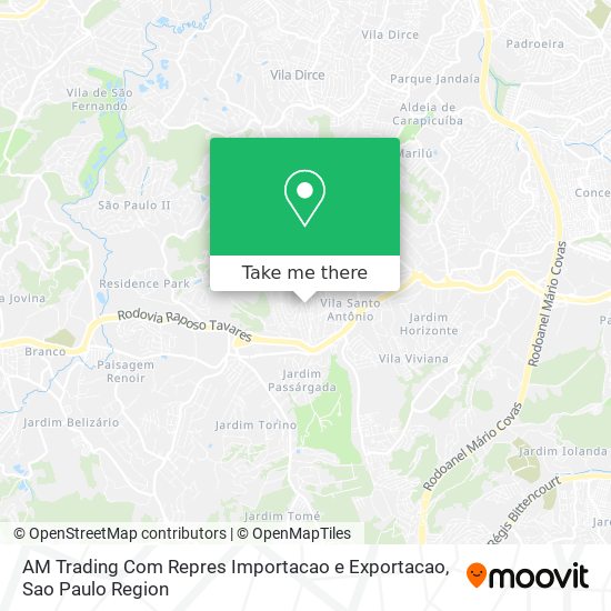 Mapa AM Trading Com Repres Importacao e Exportacao