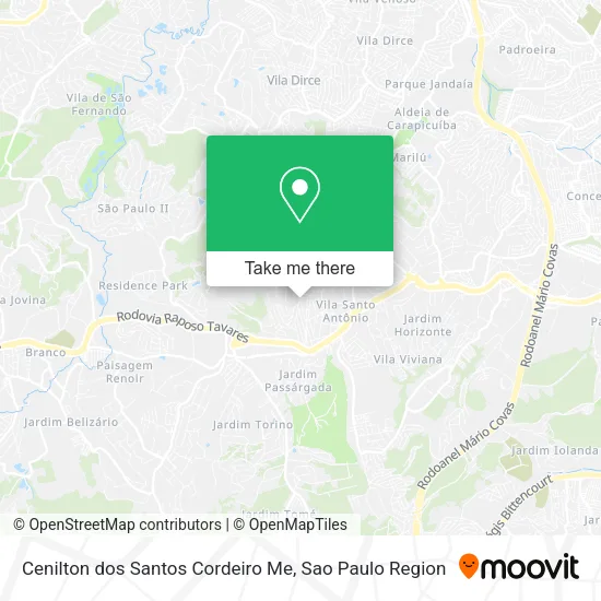 Cenilton dos Santos Cordeiro Me map