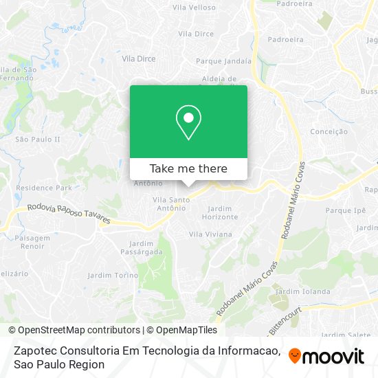 Mapa Zapotec Consultoria Em Tecnologia da Informacao