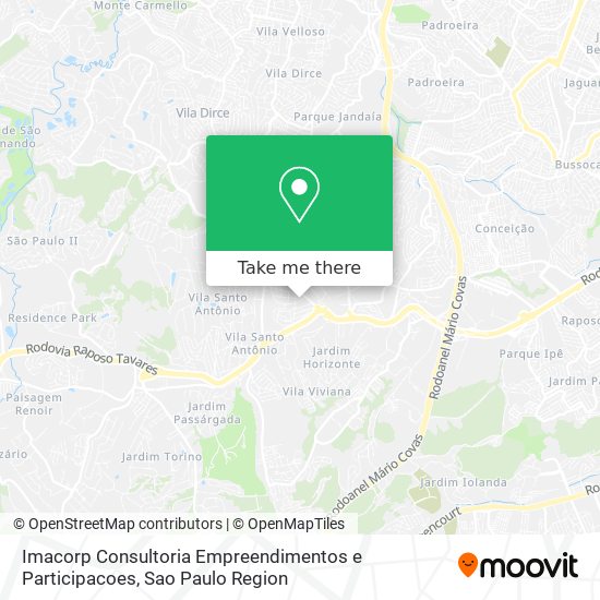 Imacorp Consultoria Empreendimentos e Participacoes map