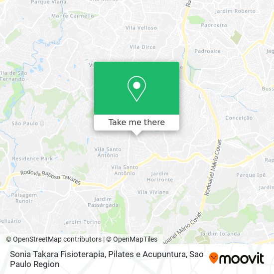 Sonia Takara Fisioterapia, Pilates e Acupuntura map