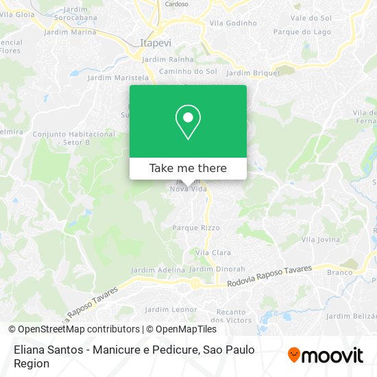 Eliana Santos - Manicure e Pedicure map