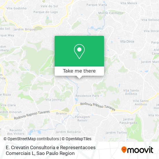 E. Crevatin Consultoria e Representacoes Comerciais L map