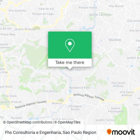 Mapa Fhs Consultoria e Engenharia