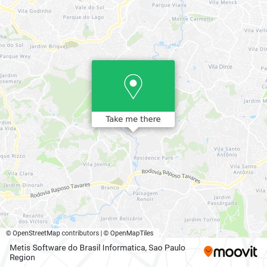 Metis Software do Brasil Informatica map