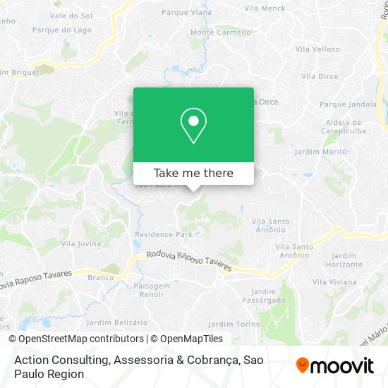 Action Consulting, Assessoria & Cobrança map