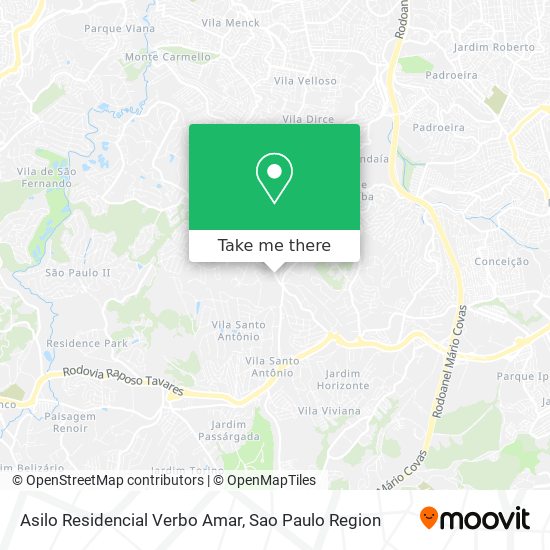 Asilo Residencial Verbo Amar map
