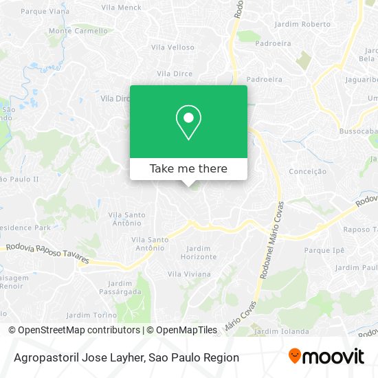 Agropastoril Jose Layher map