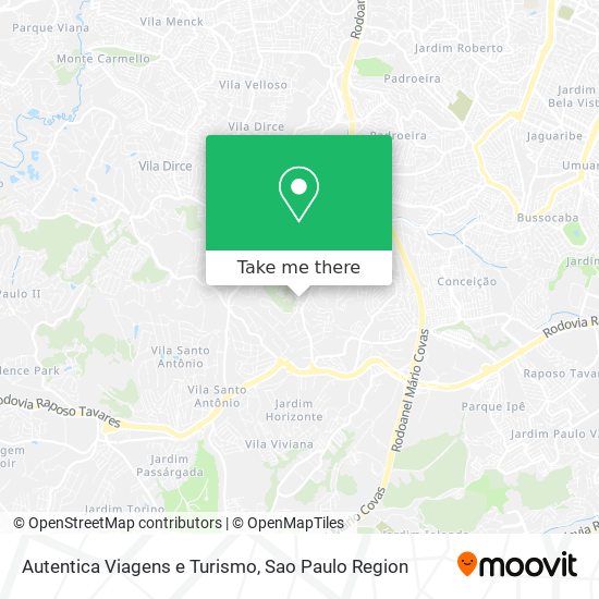 Autentica Viagens e Turismo map