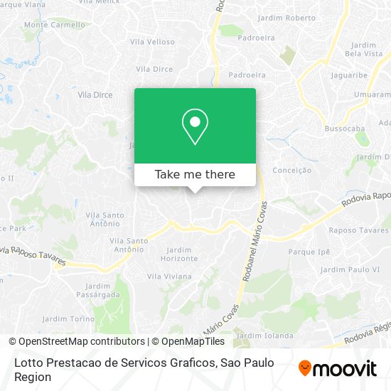 Lotto Prestacao de Servicos Graficos map