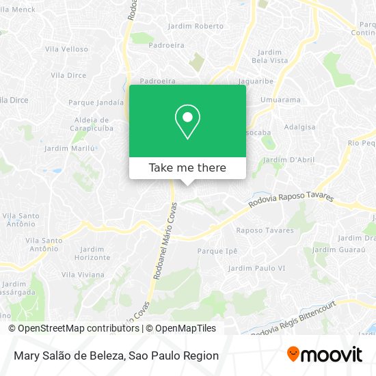 Mary Salão de Beleza map