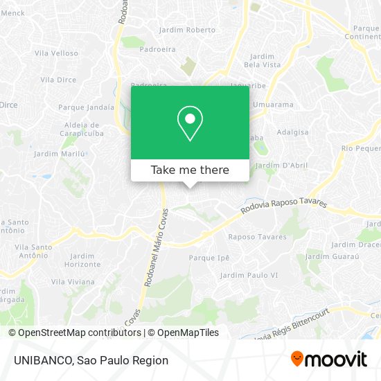 UNIBANCO map