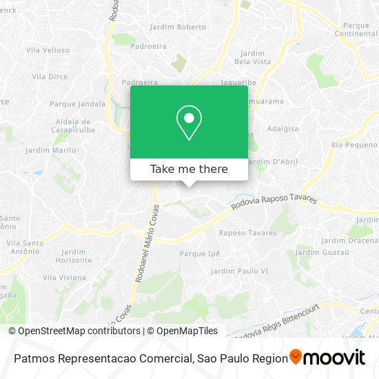 Patmos Representacao Comercial map