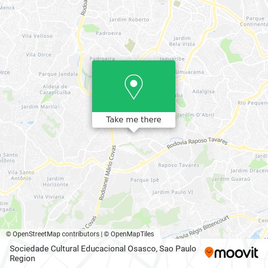 Sociedade Cultural Educacional Osasco map