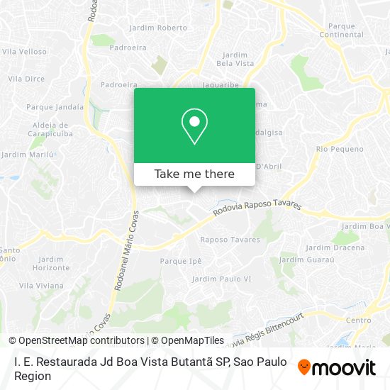 I. E. Restaurada Jd Boa Vista Butantã SP map