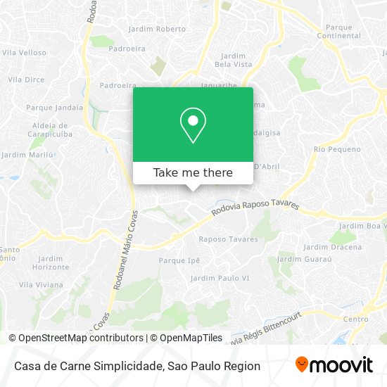 Casa de Carne Simplicidade map