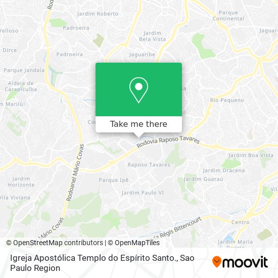 Igreja Apostólica Templo do Espírito Santo. map
