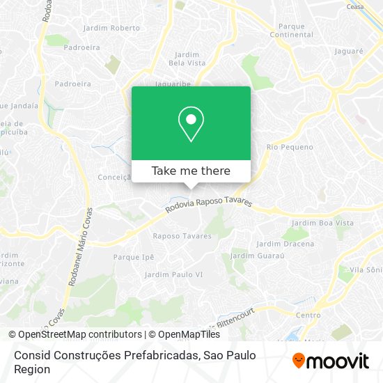 Consid Construções Prefabricadas map