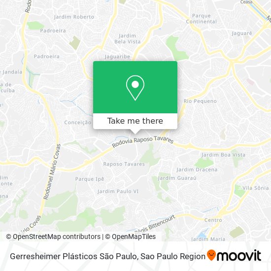 Gerresheimer Plásticos São Paulo map