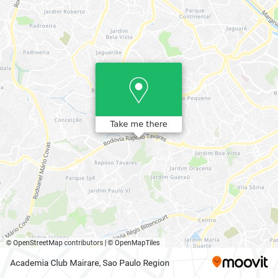 Academia Club Mairare map