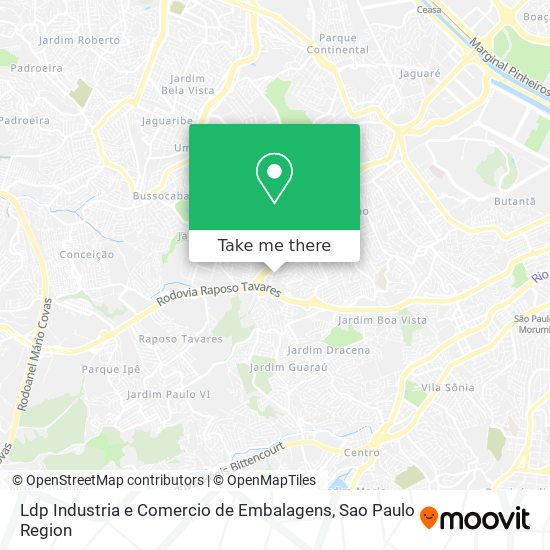 Ldp Industria e Comercio de Embalagens map