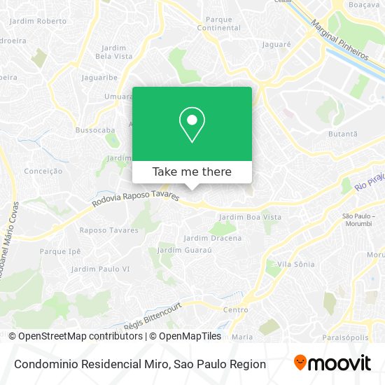 Mapa Condominio Residencial Miro