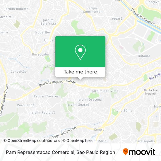 Pam Representacao Comercial map