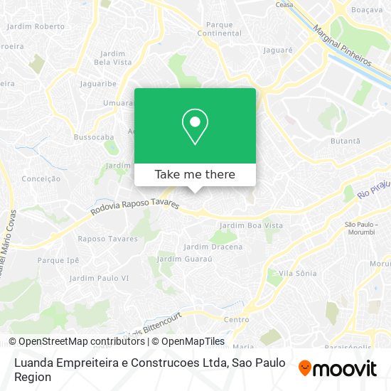 Luanda Empreiteira e Construcoes Ltda map