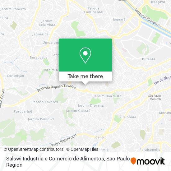 Salswi Industria e Comercio de Alimentos map