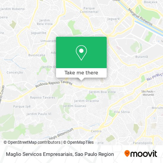 Maglio Servicos Empresariais map