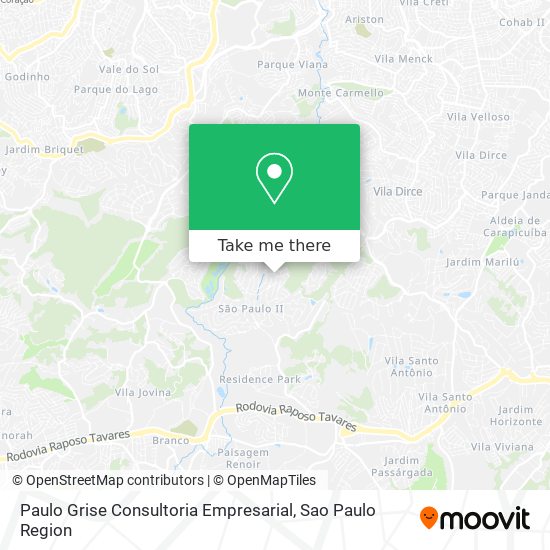 Mapa Paulo Grise Consultoria Empresarial