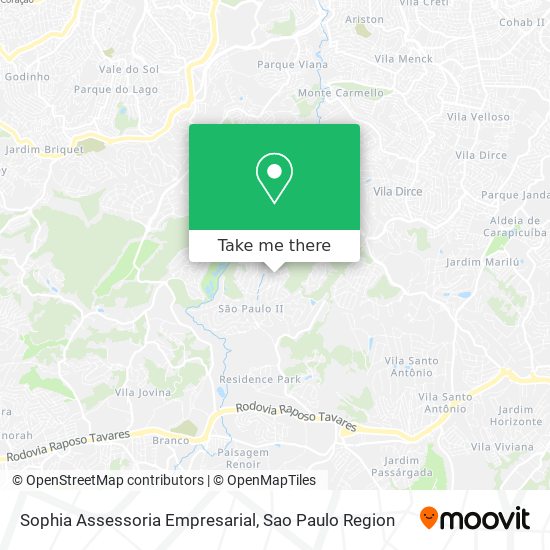 Sophia Assessoria Empresarial map