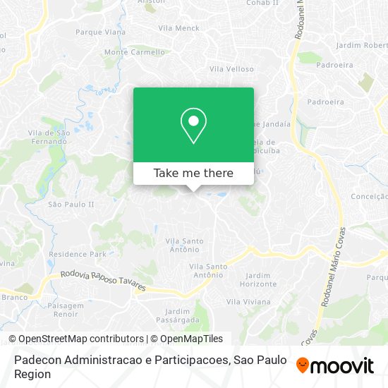 Padecon Administracao e Participacoes map