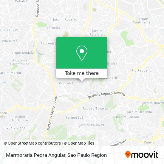 Marmoraria Pedra Angular map