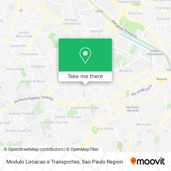 Modulo Locacao e Transportes map