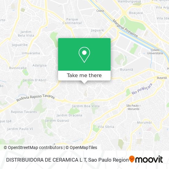 DISTRIBUIDORA DE CERAMICA L T map