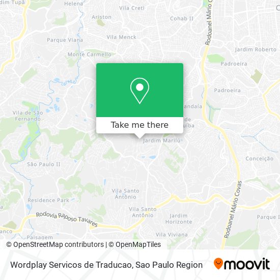 Wordplay Servicos de Traducao map