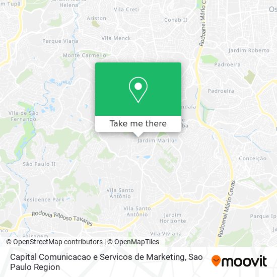 Capital Comunicacao e Servicos de Marketing map