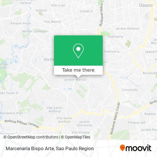 Marcenaria Bispo Arte map