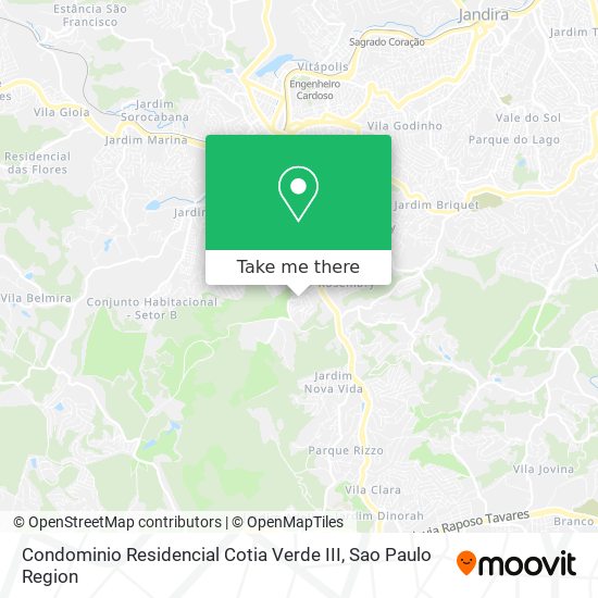 Mapa Condominio Residencial Cotia Verde III