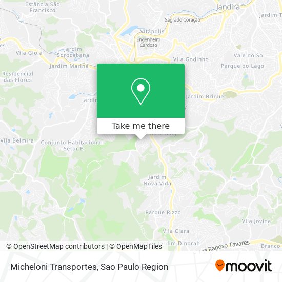 Mapa Micheloni Transportes