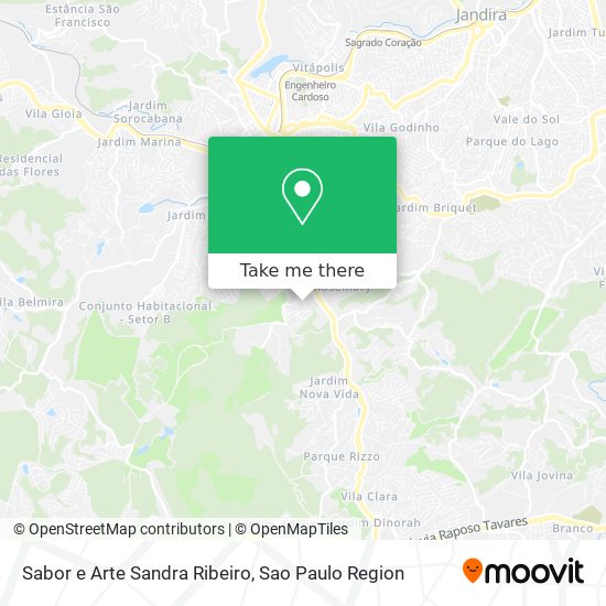 Sabor e Arte Sandra Ribeiro map