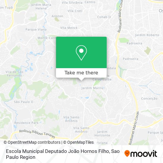 Escola Municipal Deputado João Hornos Filho map