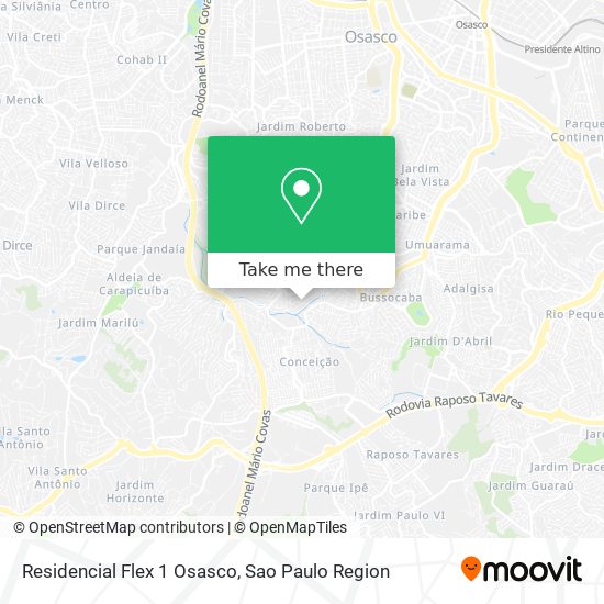 Residencial Flex 1 Osasco map