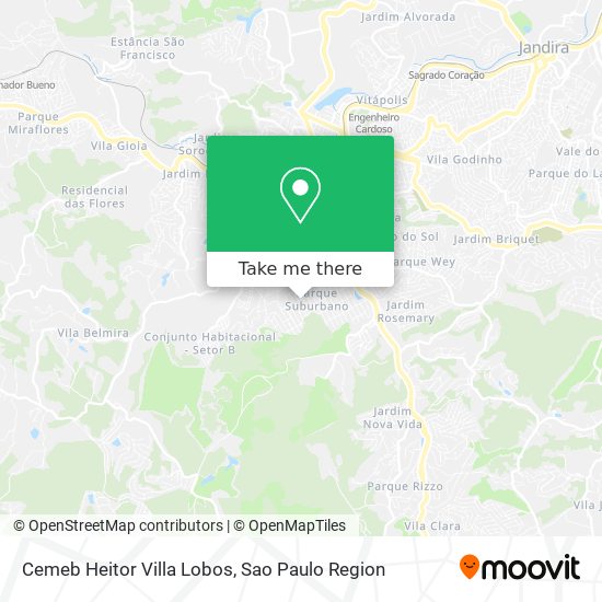 Cemeb Heitor Villa Lobos map