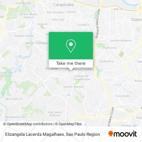 Elizangela Lacerda Magalhaes map